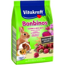 VITAKRAFT BONBINOS RODE BIET/ALFALFA KNAAGDIER EN KONIJN, 40GR