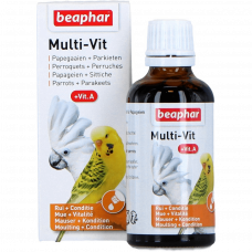 MULTI-VIT PAPEGAAIEN EN PARKIETEN 1 X 50 ML.