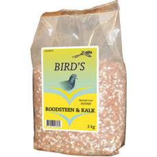 ROODSTEEN EN KALK 1 X 3 KG.