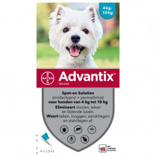 ADVANTIX 100/500 SPOT-ON 4KG - 10KG