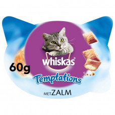 WHISKAS TEMPTATIONS MET ZALM 60 G ZALM