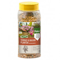 POKON TERRAS & BALKONPLANTEN VOEDING LANGWERKENDE KORRELS 800GR OMDOOS