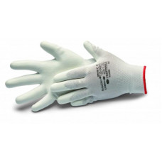 HANDSCHOEN SOFT TOUCH WIT 10 NYLON MET PU COATING