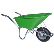 TUIN KRUIWAGEN VERZINKT FRAME 100 L LIMEGROEN