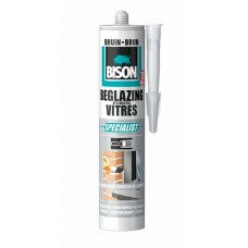 BISON BEGLAZINGSKIT 310 ML BRUIN