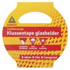 KLUSSENTAPE U.V. GLASHELDER 10 M 48 MM