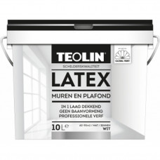 TEOLIN LATEX MUREN EN PLAFOND WIT 10 LTR.