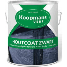 KOOPMANS HOUTCOAT ZWART 2,5LTR