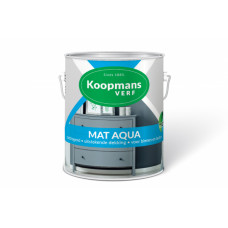 KOOPMANS MAT AQUA 750 ML RAL 9010