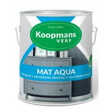 KOOPMANS MAT AQUA 250 ML RAL 9001