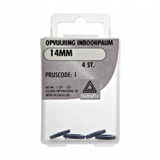 OPVULRING INBOORPAUM 14MM 4 ST