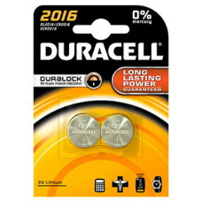 DURACELL CR2016 LITHIUM 3 VOLT - BP2