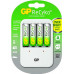 GP LADER RECYKO + 4 X AA(2000MAH) GROEN GP